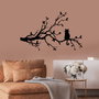 Wallity Cat 12 Escultura de Pared Metálica Negra 80x50 cm